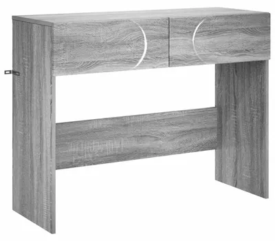 Obrázek produktu pro vidaXL Konzolový stolek, barva Sonoma, rozměry 96,5 x 38 x 75 cm, materiál: dřevotříska