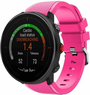 Produktbild von Strap-it Polar Vantage M Twill Silikonarmband (Pink)