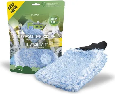 Produktbild von F100 DER Waschhandschuh - Mikrofaser Ultra-Soft für schonende Fahrradreinigun...