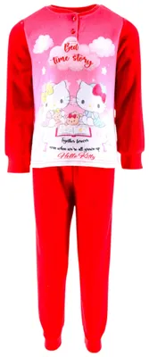Produktbild von Schlafanzug Fleece Hello Kitty Rot 104 cm