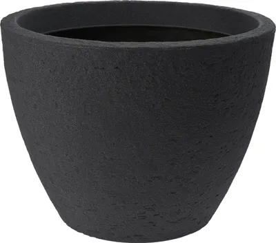 Produktbild von Anthrazit Stein Runde Blumentopf 48x37 cm