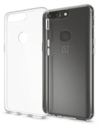 Produktbild von NALIA Hülle "GLAZE" für OnePlus 5T - Klare TPU Schutzhülle, Anti-Gelb, Schlank & Leicht - Transparente Handyhülle