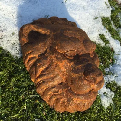 Produktbild von Speier Löwe - Brunnenauslauf für Wandbrunnen, Wasserspeier Gartenbrunnen Ablauf
