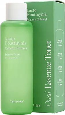 Produktbild von TRIMAY Lacto Houttuynia Madeca Essence Toner 200 ml CICA Gesichtstoner für empfindliche Haut mit Fermenten