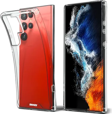 Produktbild von Hülle für Samsung Galaxy S22 Ultra 5G Hülle transparente Silikonrückseite