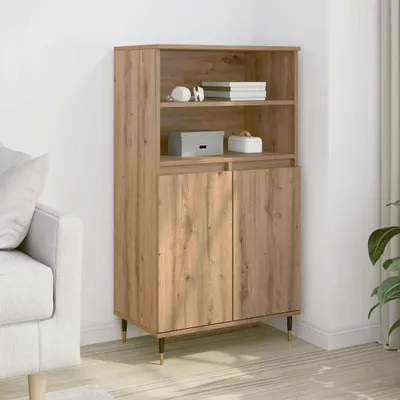 Obrázek produktu pro vidaXL Highboard Artisan-dub 60x36x110 cm materiál na bázi dřeva