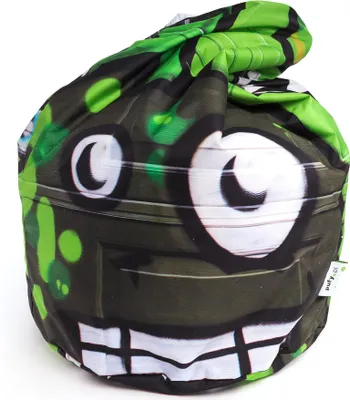 Produktbild von Ecopuf, Mega Sako, Sitzsack Pouf, Sack Poufsessel Pufsack Kinder, Erwachene, 85x135cm, Fantasy-dg59