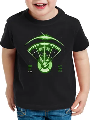 Produktbild von style3 Alien Radar Kinder T-Shirt xenomorph ripley