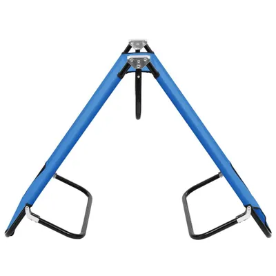 Produktbild von vidaXL Klappliege Blau Stahl