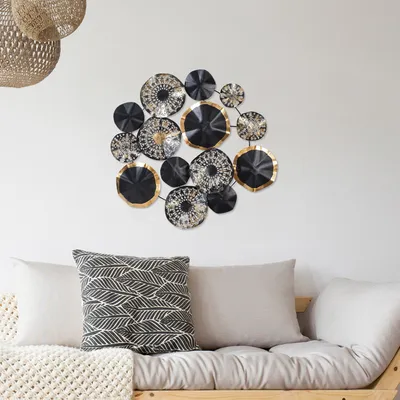 Produktbild von Wallity, Hypnosis- TNL1604, Bunt, Sonstige Wohndekorationen, 80 x 10 x 80 cm, 100% Metall (Dicke: 1