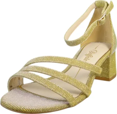 Produktbild von Buffalo Damen Komfort Sandalen Lilly Shine 1291600 Goldfarben
