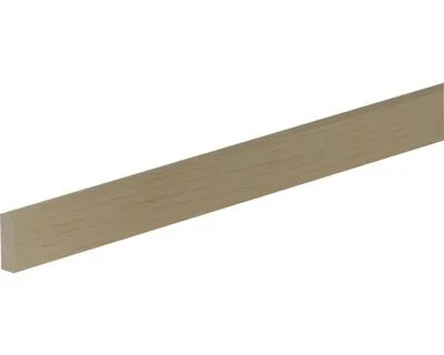 Produktbild von Rechteckleiste Buche roh 950 x 29 x 10 mm
