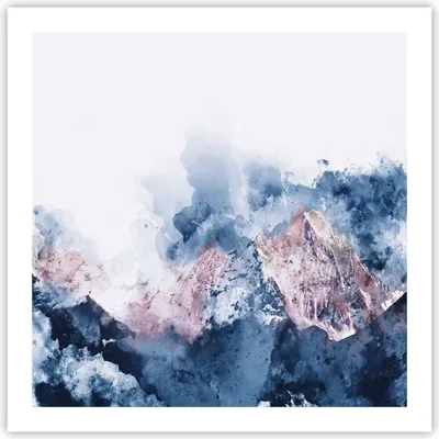 Produktbild von Poster - Poster ohne Rahmen - Abstraktion modern - 60x60 cm - Wand Bild - Wanddeko - Wandbilder - Kunstposter - Wandposter - Bilder - Kunstdruck - Wanddekoration - Wandbild - P2XAC60x60-3886