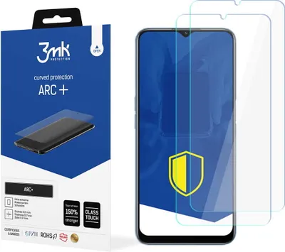 Produktbild von 3mk Display Schutzfolie ARC+ für Oppo A54s  0,17mm Self-Heal (2 Stück)