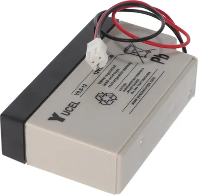 Produktbild von Yucel Y0.8-12 AGM Bleiakku, Yuasa 12V 0,8Ah Akku mit JST-Stecker