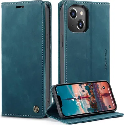 Produktbild von iPhone 14 Hülle - CaseMe 013 Klapphülle - Blau