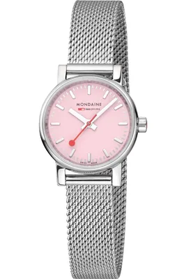 Produktbild von Mondaine Damen Uhr Armbanduhr 26 mm MSE.26130.SM evo2 Edelstahl