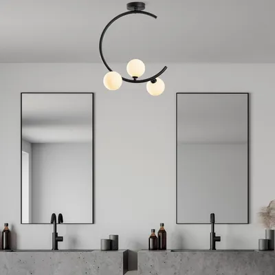 Immagine prodotto di Opviq, Luminar - 14135, Lampadario, nero, CORPO IN METALLO, 35 x 20 x 50 cm