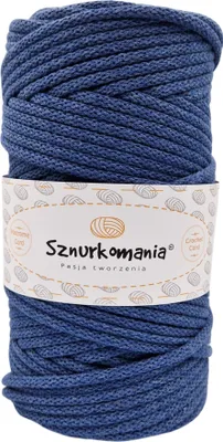 Produktbild von Baumwollkordel mit einem Kern 5mm 100m, Makrameegarn, Makrameekordel, Häkelkordel, Makrameekordel, Naturgarn, 5mm Kordel, geflochtene Baumwollkordel,