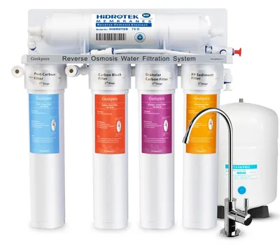 5-Stufen RO-Wasserfilter 75 GPD mit Twist-Filtern
