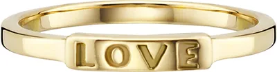 Produktbild von cai Ring 925/- Sterling Sillber vergoldet LOVE