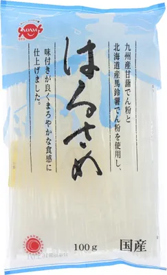 Produktbild von Yama Harusame Glasnudeln auf Basis von Mungobohnenmehl 100 Gramm