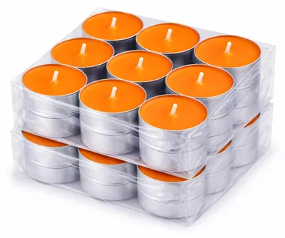 Produktbild von Duft-Teelichter 36er Pack – Duft Sonnenschein, ca. 4 Stunden Brenndauer, Teelicht Kerzen aus Wachs, rund Ø 4 cm, hergestellt in der EU, für Indoor & Outdoor