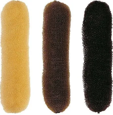 Produktbild von Knotenrolle m. Gummi, 23 cm, groß, dunkel, dunkel, lang, mit Bändche
