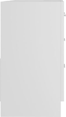 vidaXL Waschbeckenunterschrank Weiß 63x30x54 cm Holzwerkstoff