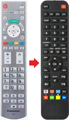 Produktbild von Fernbedienung geeignet für PANASONIC TX-L55WTW60