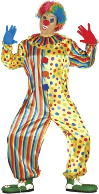 Immagine prodotto di Fiestas Guirca - Costume da clown per uomo FG708 (L) (Giallo/Colore)