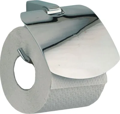 Produktbild von WC Papierrollenhalter mit Deckel Toilettenpapierhalter Klopapierhalter Delphi