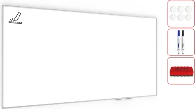 Immagine prodotto di Lavagna magnetica bianca smaltata (cornice in alluminio anodizzato EXPO) 240x120 cm
