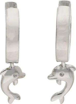 Produktbild von JuwelmaLux Creolen Delfin Sterling Silber 925 JL10-06-3039