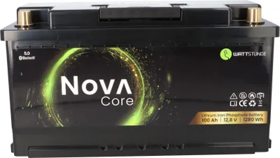 Produktbild von WATTSTUNDE NOVA Core Batterie 12,8V 100Ah 1280Wh LiFePO4