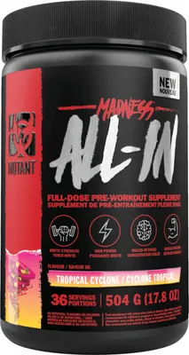 Produktbild von Mutant Mutant Madness All In (36 serv) Tropical Cyclone - Pre-Workout - Pre-Workout Booster
