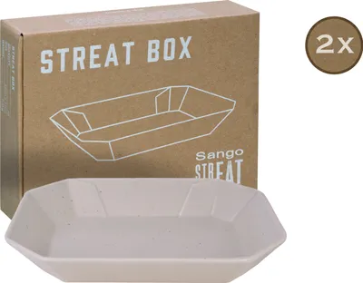 Produktbild von CreaTable, 33968, Streat Food Creme, Box 2-tlg, Steinzeug