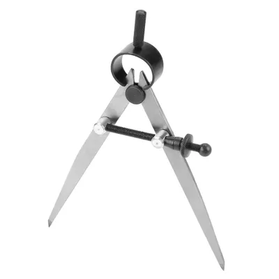 Image de 100mm Diviseur de cuir Ressort Gratteuse rotative Artisanat du cuir Boussole DIY Outils de couture