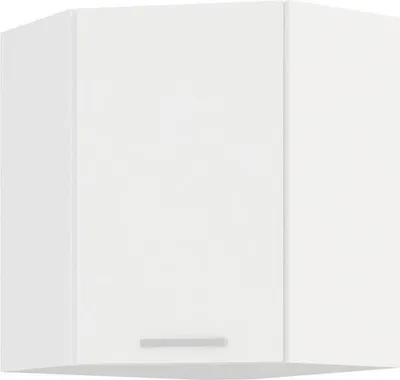 Obrázok produktu pre ATLAS Vysoká rohová skrinka - Biely Imitácia - D58x58cm