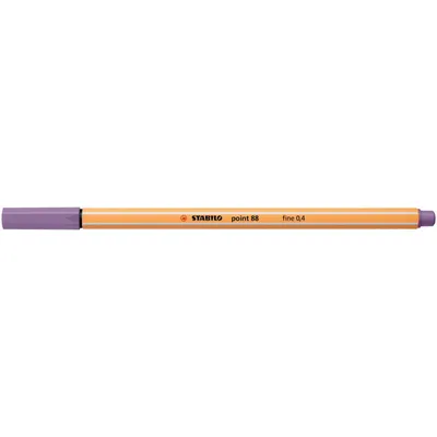 Immagine prodotto di STABILO Fineliner 88 Purple - Penna di precisione ergonomica, colore intenso, set di 62 pezzi per scuola e ufficio