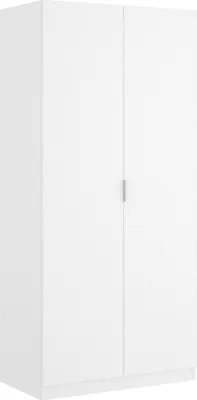 Produktbild von Vente-unique Listowel, Weiß, Garderobe, 1 Regale, 2 Tür(en), Weiß, Partikelbord
