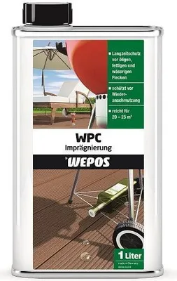 Produktbild von WPC Imprägnierung für Innen- und Außenbereich 1 L – Schutz vor Flecken und Verschmutzungen