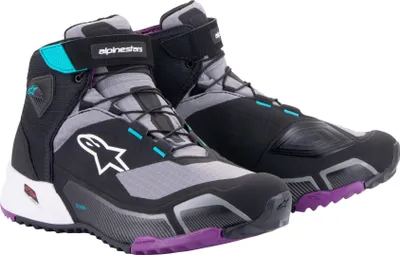 Obrázok produktu pre Dámske motocyklové topánky Alpinestars Stella CR-X Drystar, čierna/sivá/fialová, veľkosť 5,5