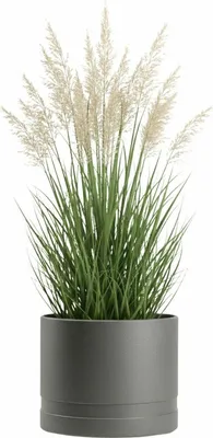 Immagine prodotto di HowHomely | Vaso per piante - Vaso da fiori - grigio - L38xH32 cm - Coprivaso - Fioriera - Facile da pulire
