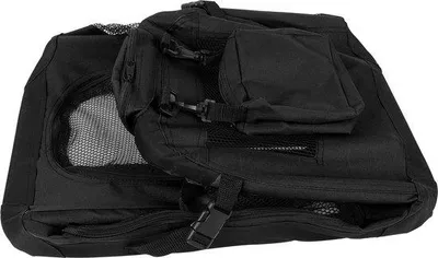 Produktbild von Famanu Hunde-Transportbox - Schwarz, 60x42x42cm