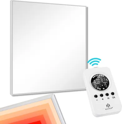 Produktbild von KESSER® Infrarotheizung Mit Thermostat Infrarot Wandheizung Elektroheizung IP44