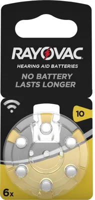Obrázok produktu pre RAYOVAC 4610945416 RAYOVAC Acoustic Special 10 6ks batérií pre sluchové pomôcky