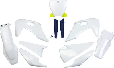Immagine prodotto di Kit carenatura UFO PLAST Per Husqvarna modelli A OEM, bianco / ge