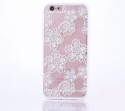 Produktbild von Handy Hülle Mandala für Samsung Galaxy S6 Edge Design Case Schutzhülle Motiv Blüten Cover Tasche Bumper Weiß