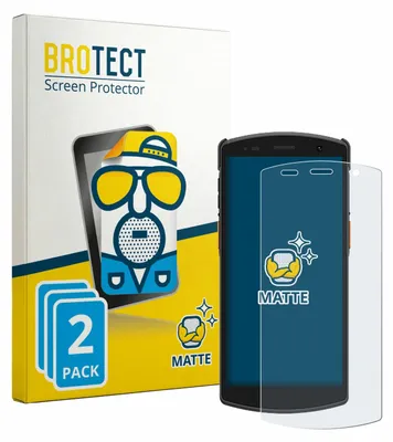 Produktbild von 2x BROTECT Schutzfolie für Urovo CT58S Displayschutz Displayschutzfolie Folie Matt Entspiegelungsfolie